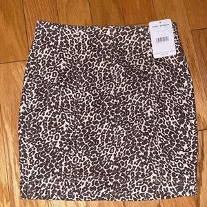SOLD❤️Free people mini skirt animal cheetah print